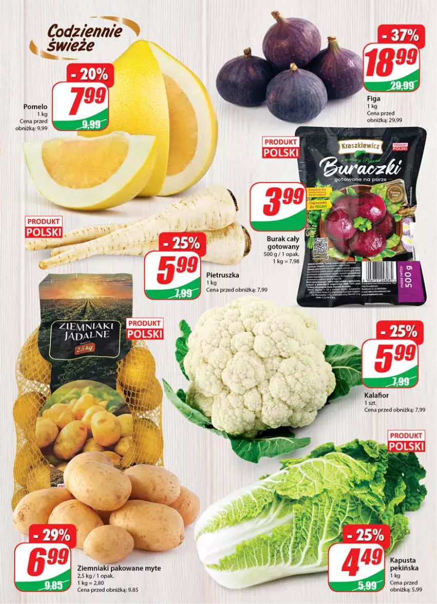 Gazetka promocyjna Dino - Gazetka 40 - ważna 03.10 do 10.10.2023 - strona 11 - produkty: Kalafior, Pietruszka, Pomelo, Ziemniaki