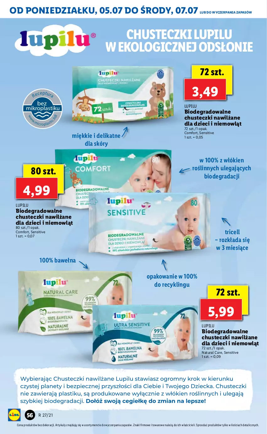 Gazetka promocyjna Lidl - GAZETKA - ważna 05.07 do 07.07.2021 - strona 56 - produkty: Chusteczki, Dzieci, Gra, Wełna