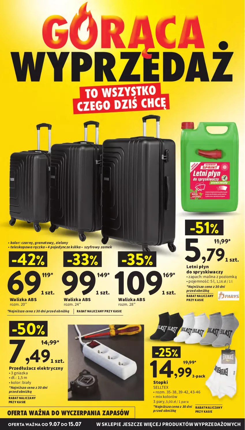 Gazetka promocyjna Intermarche - Gazetka Intermarche - ważna 09.07 do 15.07.2026 - strona 38 - produkty: Gra, Granat, Płyn do spryskiwaczy, Teleskop, Top, Walizka