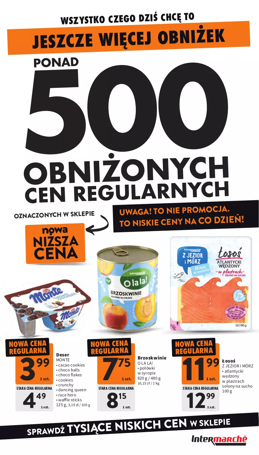 Gazetka promocyjna Intermarche - Gazetka Intermarche - ważna 09.07 do 15.07.2026 - strona 6 - produkty: Brzoskwinie, Deser, Monte, Ser, Syrop, Waga