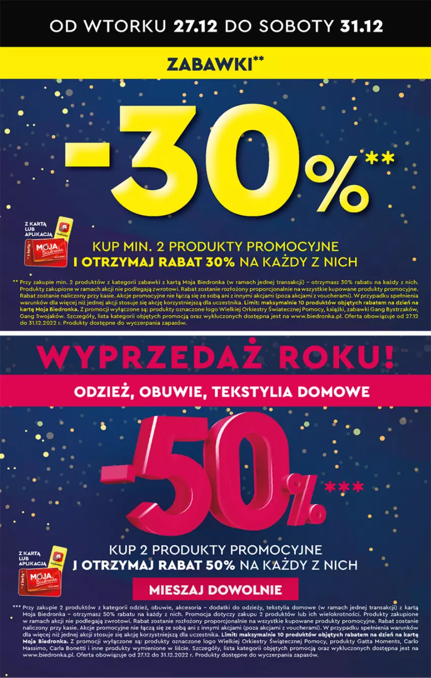 Gazetka promocyjna Biedronka - Gazetka - Biedronka.pl - ważna 29.12.2022 do 04.01.2023 - strona 55 - produkty: Dron, Gatta, Moments, Obuwie, Por, Rama, Tran