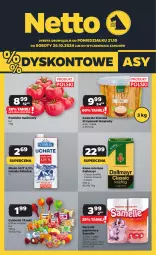 Gazetka promocyjna Netto - Artykuły spożywcze - Gazetka - ważna od 26.10 do 26.10.2024 - strona 1 - produkty: Papier, Cukier, Dallmayr, Kawa mielona, Kawa, Ręcznik, Rolki, Przysmaki, POLMLEK, Cukierki, Lizaki, Pomidor malinowy, Mleko