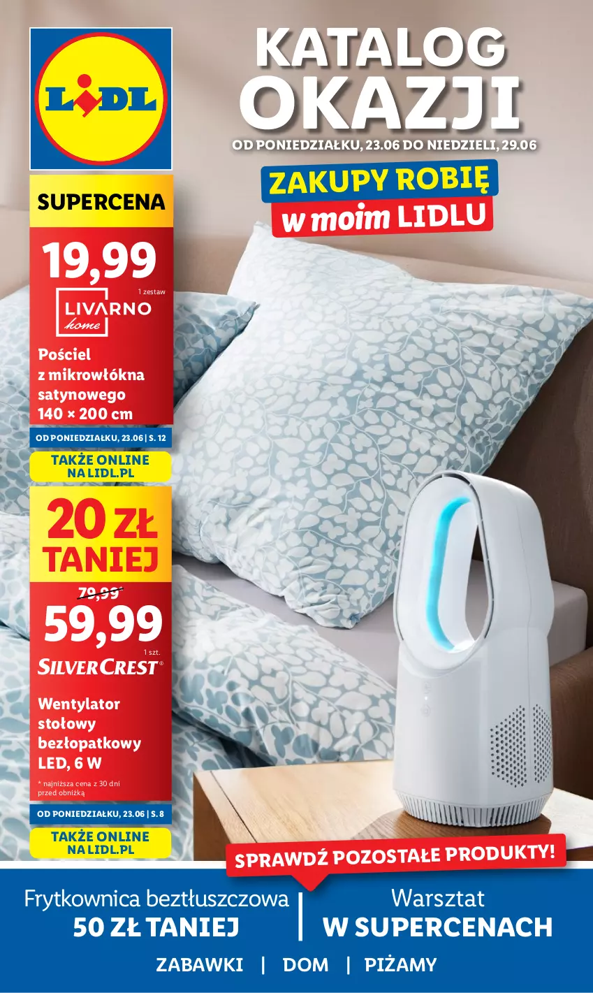 Gazetka promocyjna Lidl - GAZETKA - ważna 23.06 do 29.06.2025 - strona 1 - produkty: Pościel