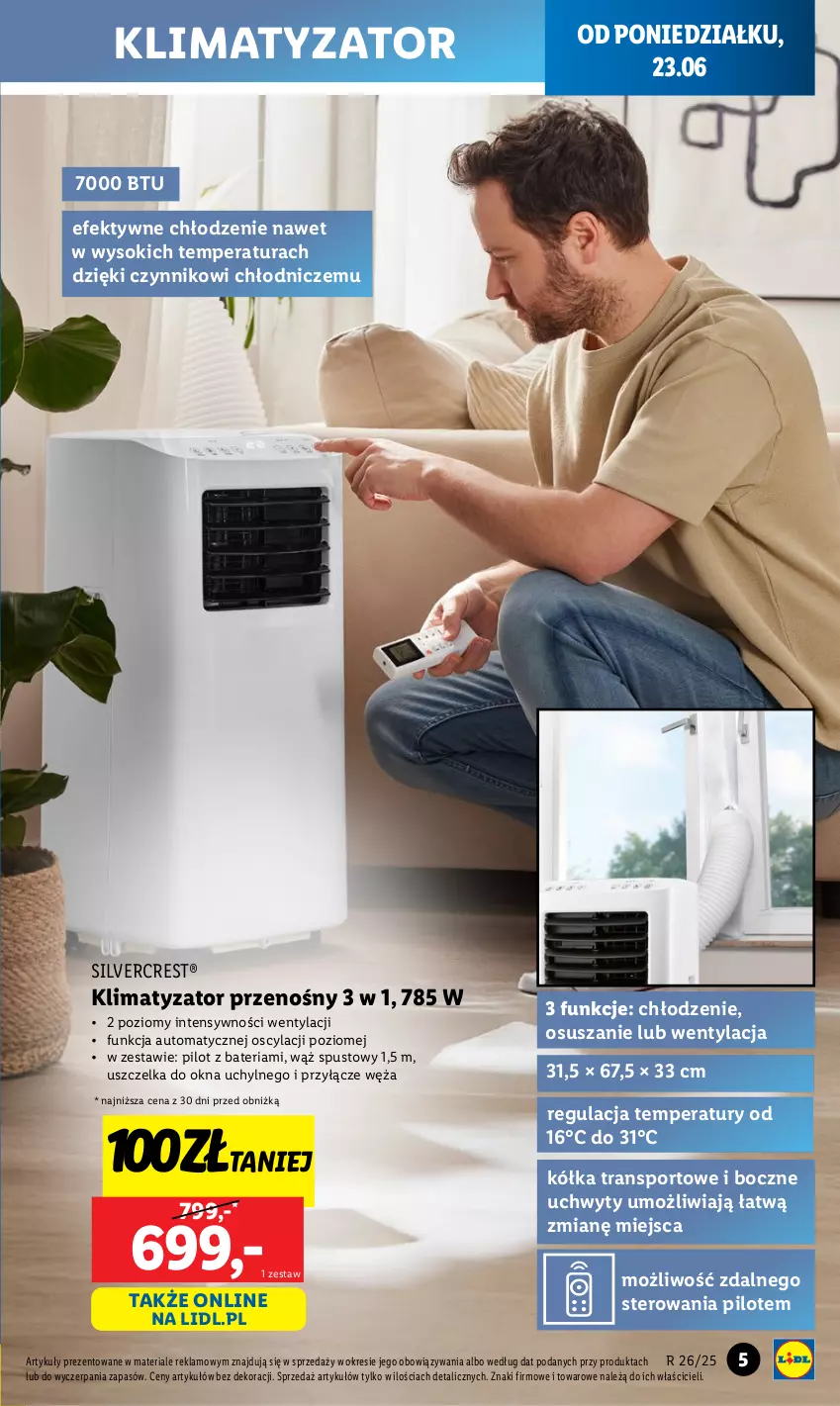Gazetka promocyjna Lidl - GAZETKA - ważna 23.06 do 29.06.2025 - strona 5 - produkty: Bateria, Por, Silvercrest, Sok, Sport, Tran, Uchwyty