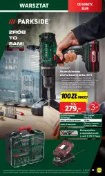 Gazetka promocyjna Lidl - GAZETKA - Gazetka - ważna od 29.06 do 29.06.2025 - strona 41 - produkty: Parkside, Ser, Noż, Akumulatorowa wiertarkowkrętark, Walizka, Wiertarkowkrętarka, Warka, Tarka, Wkręt, Wkrętarka, Akumulator