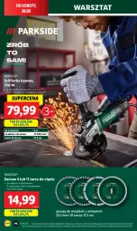 Gazetka promocyjna Lidl - GAZETKA - Gazetka - ważna od 29.06 do 29.06.2025 - strona 48 - produkty: Parkside, Szlifierka kątowa, Szlifierka