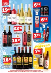 Gazetka promocyjna Topaz - Gazetka - Gazetka - ważna od 31.12 do 31.12.2025 - strona 18 - produkty: Piwo, Rum, Por, Whiskey, Coca-Cola, Bacardi, Aronia, Wino, Grzaniec Galicyjski, Fa