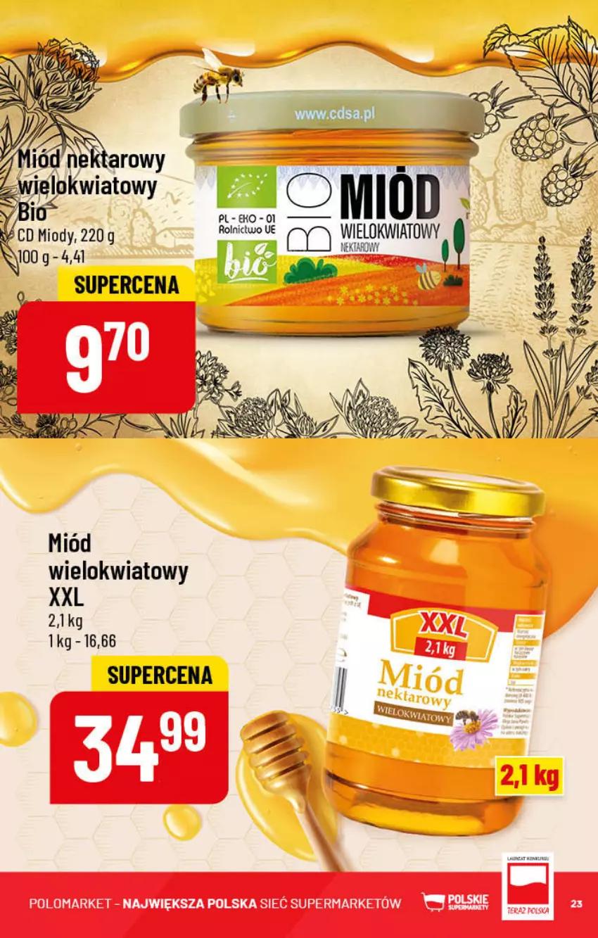 Gazetka promocyjna PoloMarket - Gazetka pomocyjna - ważna 19.10 do 25.10.2022 - strona 23 - produkty: Miód