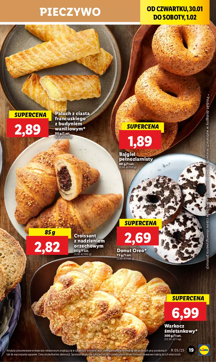 Gazetka promocyjna Lidl - GAZETKA - ważna 30.01 do 01.02.2025 - strona 21 - produkty: Croissant, Donut, Koc, Oreo, Piec, Pieczywo