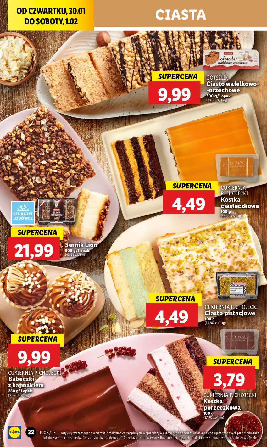 Gazetka promocyjna Lidl - GAZETKA - ważna 30.01 do 01.02.2025 - strona 36 - produkty: Babeczki, Cukier, Lion, Por, Ser