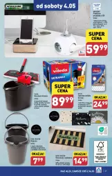 Gazetka promocyjna Aldi - Pełna oferta - Gazetka - ważna od 04.05 do 04.05.2024 - strona 39 - produkty: Mop, Przewód, Wycieraczka, Rama, Vileda