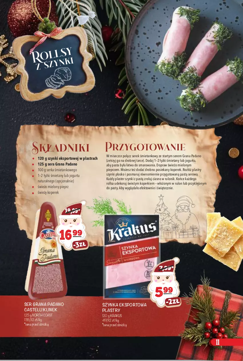 Gazetka promocyjna Arhelan - Gazetka - ważna 15.12.2025 do 05.01.2026 - strona 11 - produkty: Gra, Jogurt, Klej, Krakus, Pieprz, Por, Ser, Serek, Sport, Szynka