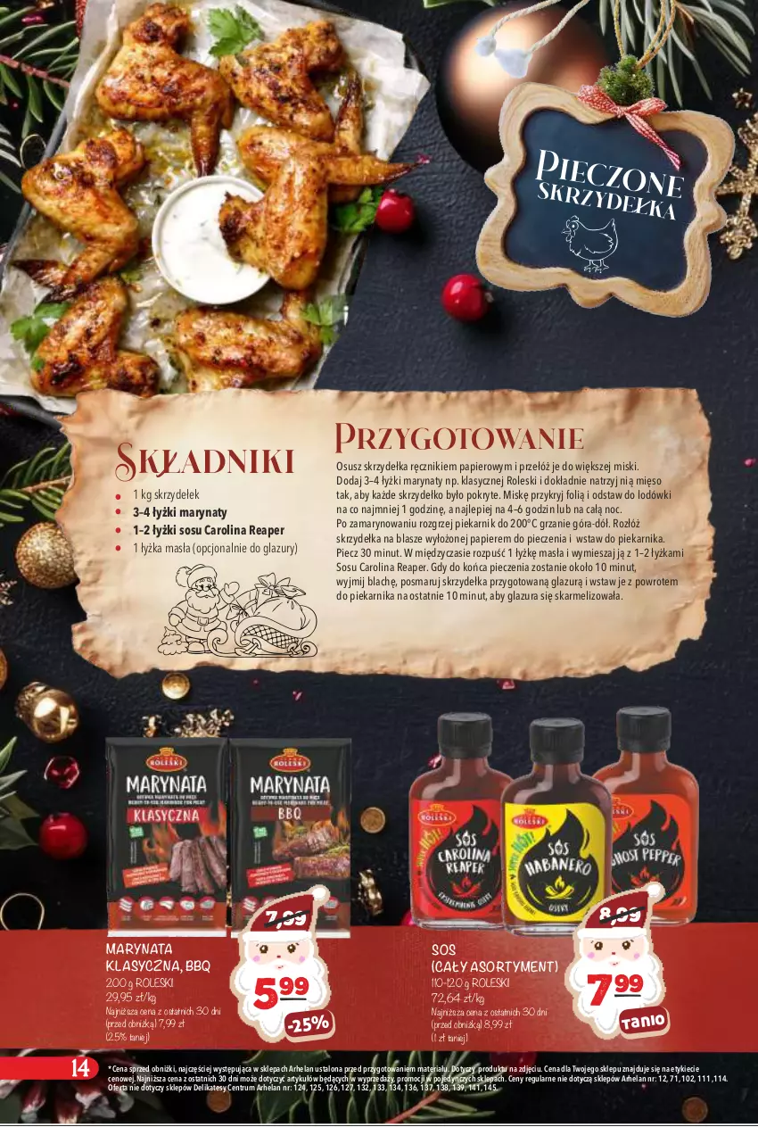 Gazetka promocyjna Arhelan - Gazetka - ważna 15.12.2025 do 05.01.2026 - strona 14 - produkty: Glazura, Lazur, Mięso, Papier, Piec, Piekarnik, Ręcznik, Rum, Sos