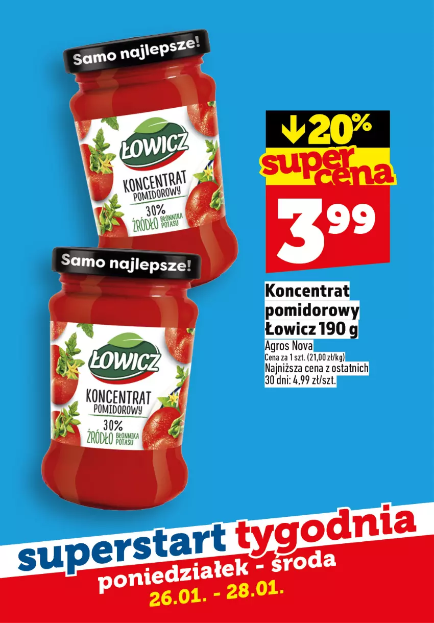 Gazetka promocyjna Topaz - Gazetka - ważna 26.01 do 28.01.2026 - strona 5 - produkty: Koncentrat pomidorowy