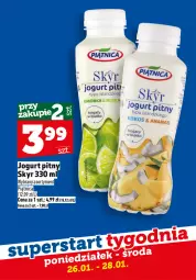 Gazetka promocyjna Topaz - Gazetka - Gazetka - ważna od 28.01 do 28.01.2026 - strona 6 - produkty: Piątnica, Jogurt, Jogurt pitny, Fa