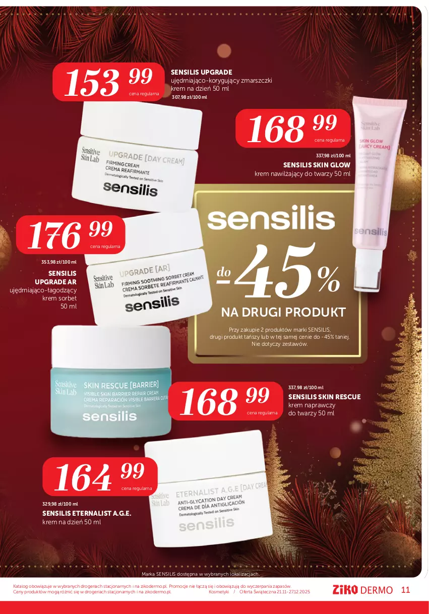 Gazetka promocyjna Ziko - Gazetka Ziko Dermo - ważna 21.11 do 27.11.2025 - strona 11 - produkty: Gra, Krem na dzień, Krem nawilżający, Mars