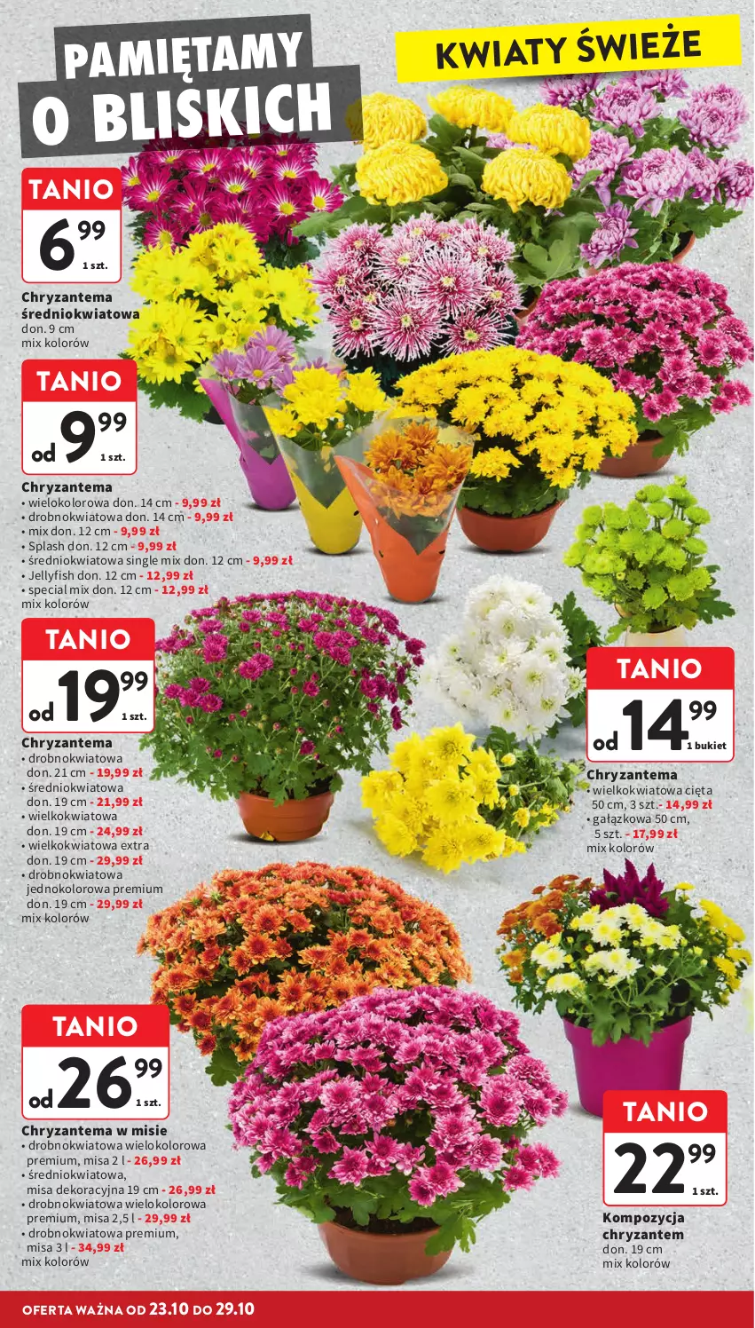 Gazetka promocyjna Intermarche - Gazetka Intermarche - ważna 23.10 do 29.10.2025 - strona 4 - produkty: Bukiet, Chryzantema, Mięta