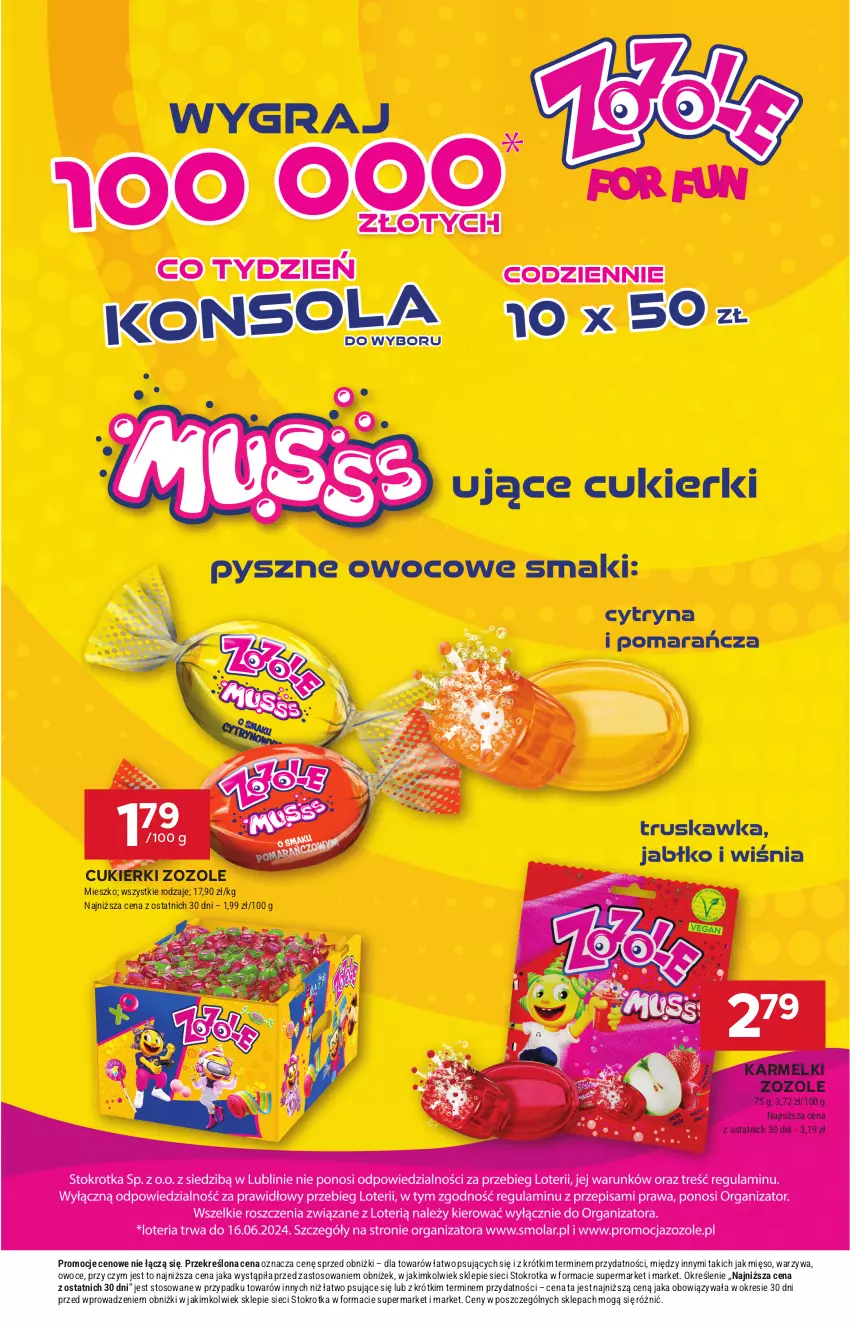 Gazetka promocyjna Stokrotka - Market - ważna 29.05 do 05.06.2024 - strona 16 - produkty: Cukier, Cukierki, Mięso, Owoce, Warzywa