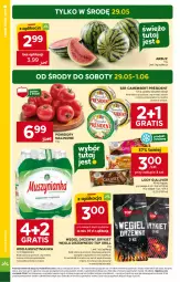 Gazetka promocyjna Stokrotka - Market - Gazetka - ważna od 05.06 do 05.06.2024 - strona 2 - produkty: Top, Ser, Mus, Gra, Węgiel drzewny, Président, Lody, Camembert, Muszynianka, Arbuz, Woda, Grill, Pomidory, HP