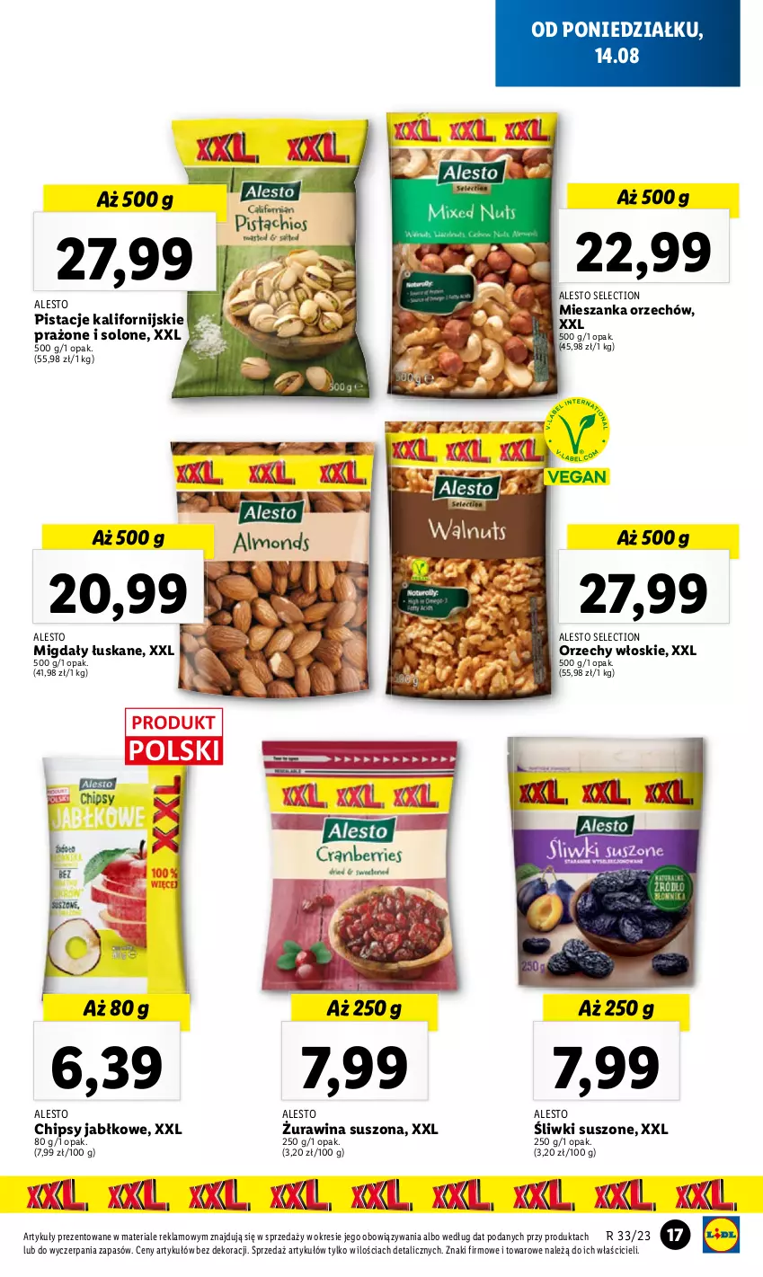 Gazetka promocyjna Lidl - GAZETKA - ważna 14.08 do 19.08.2023 - strona 21 - produkty: Pistacje