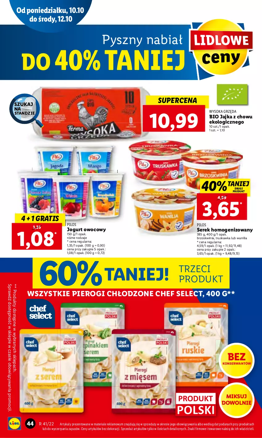 Gazetka promocyjna Lidl - GAZETKA - ważna 10.10 do 12.10.2022 - strona 47 - produkty: Gra, Pilos, Ser