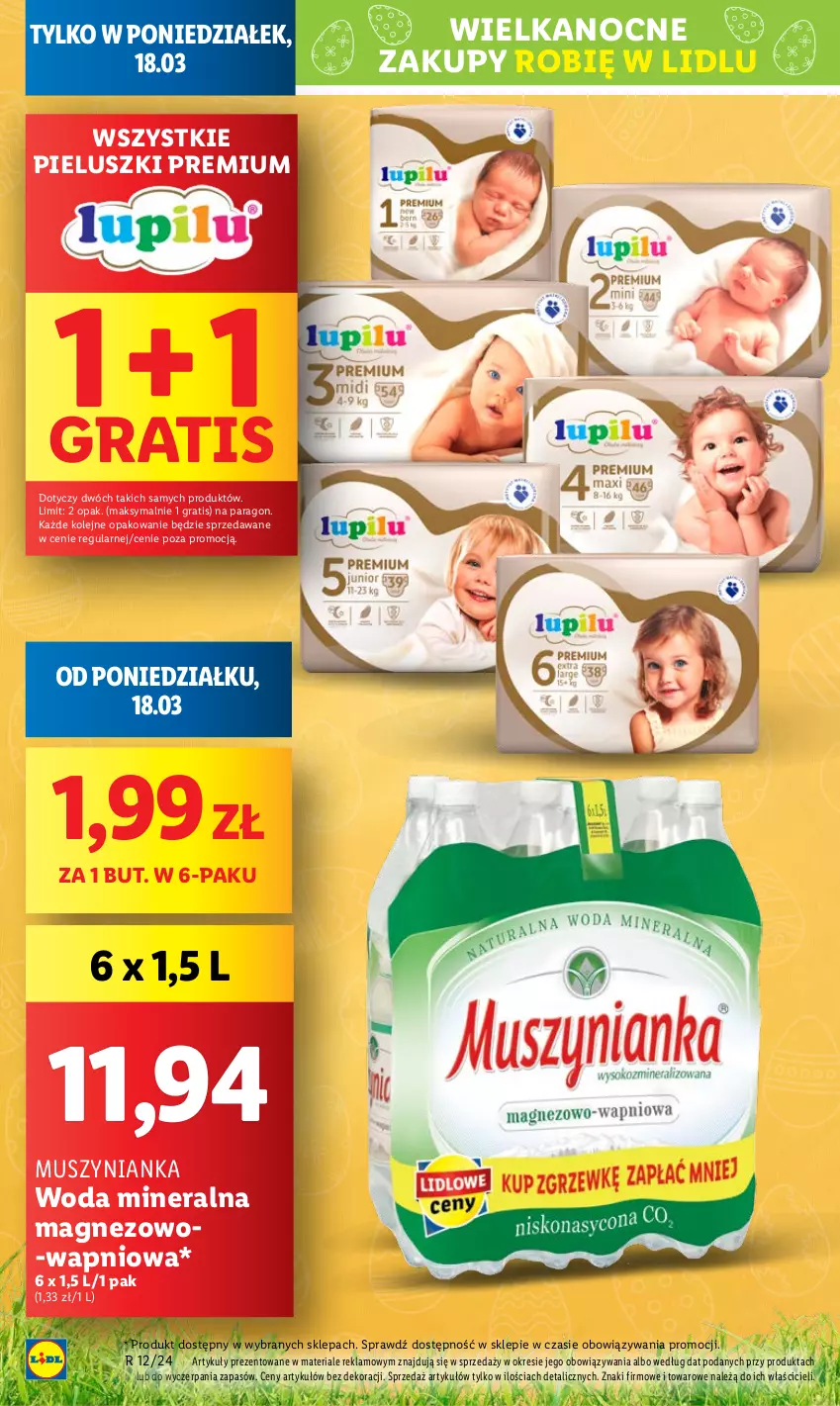 Gazetka promocyjna Lidl - GAZETKA - ważna 18.03 do 20.03.2024 - strona 18 - produkty: Gra, Magnez, Mus, Muszynianka, Olej, Woda, Woda mineralna