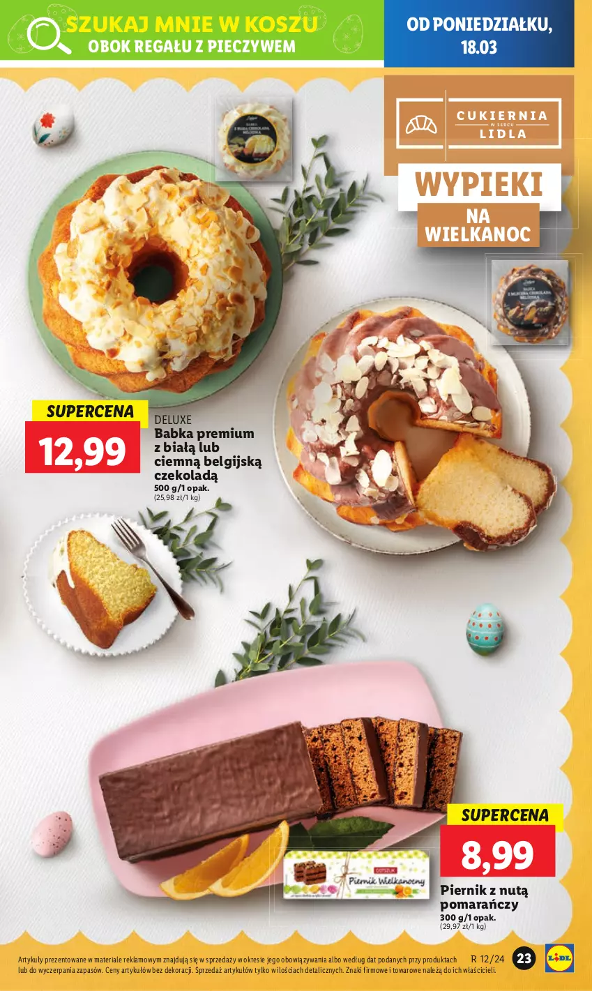 Gazetka promocyjna Lidl - GAZETKA - ważna 18.03 do 20.03.2024 - strona 27 - produkty: Babka, Kosz, LG, Piernik