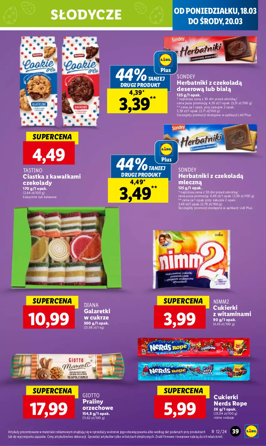 Gazetka promocyjna Lidl - GAZETKA - ważna 18.03 do 20.03.2024 - strona 43 - produkty: Gala, Kakao, Nimm2