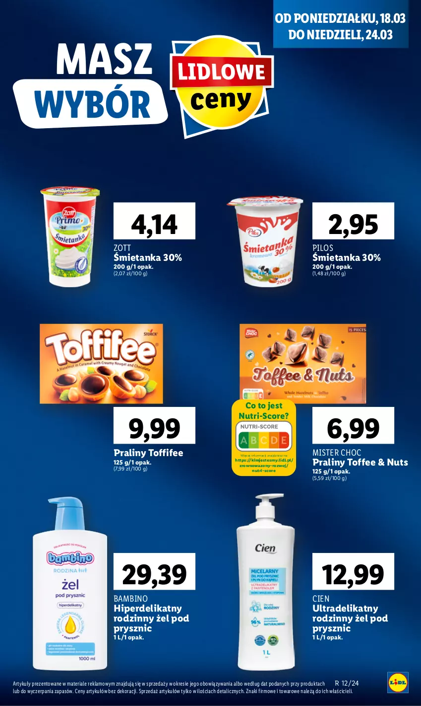 Gazetka promocyjna Lidl - GAZETKA - ważna 18.03 do 20.03.2024 - strona 59 - produkty: Pilos, Praliny, Toffifee, Wazon, Zott