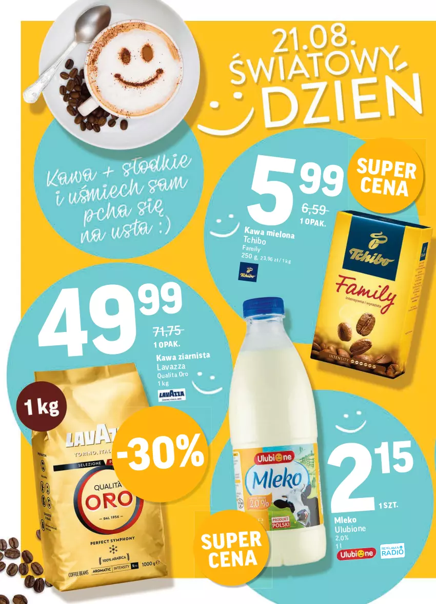 Gazetka promocyjna Intermarche - Gazetka promocyjna - ważna 17.08 do 23.08.2021 - strona 4 - produkty: Fa, Kawa, Kawa ziarnista, Mleko, Tchibo