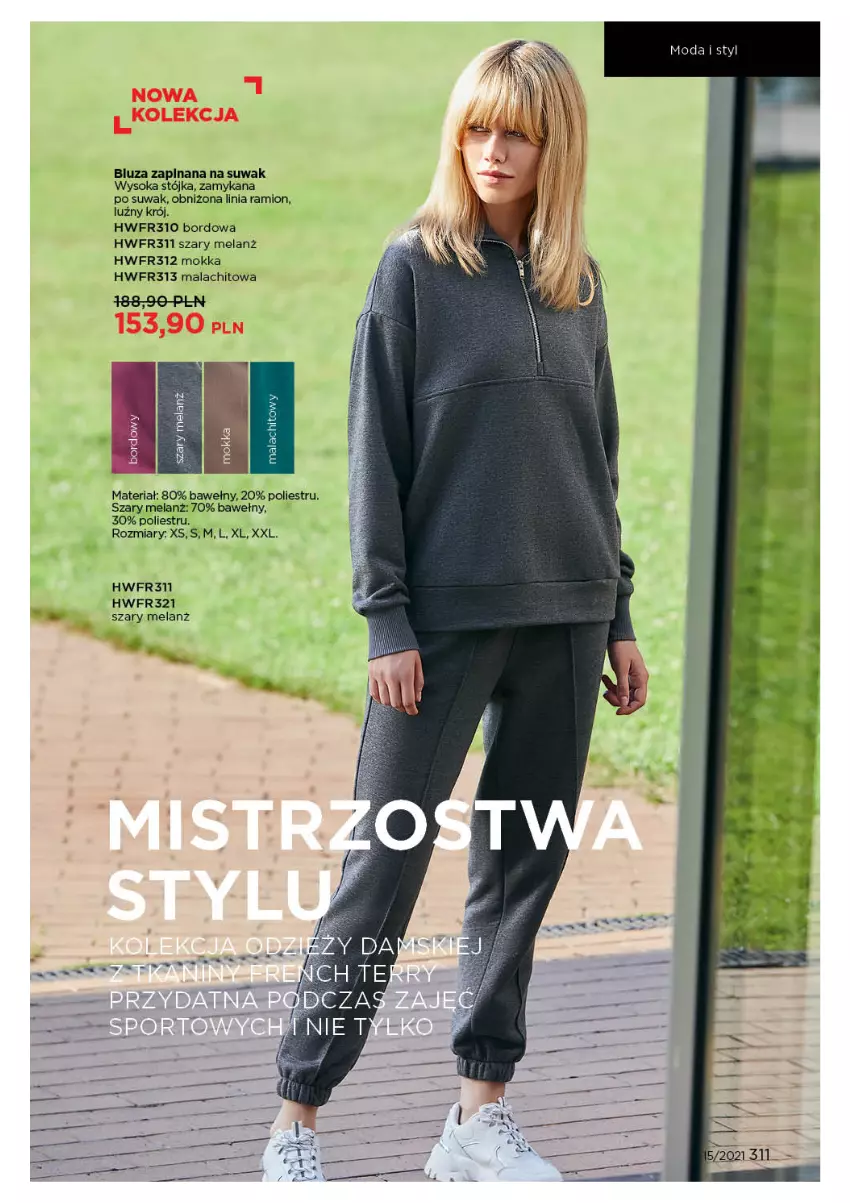 Gazetka promocyjna Faberlic - Gazetka - ważna 11.10 do 31.10.2021 - strona 311 - produkty: Bluza, Moda, Sok