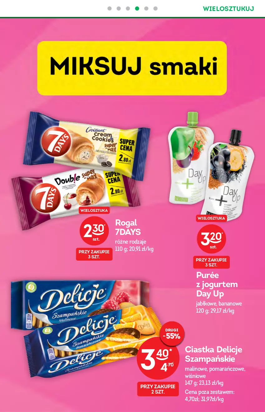 Gazetka promocyjna Żabka - ważna 13.10 do 19.10.2021 - strona 15 - produkty: Ciastka, Delicje, Jogurt, Pur, Rogal