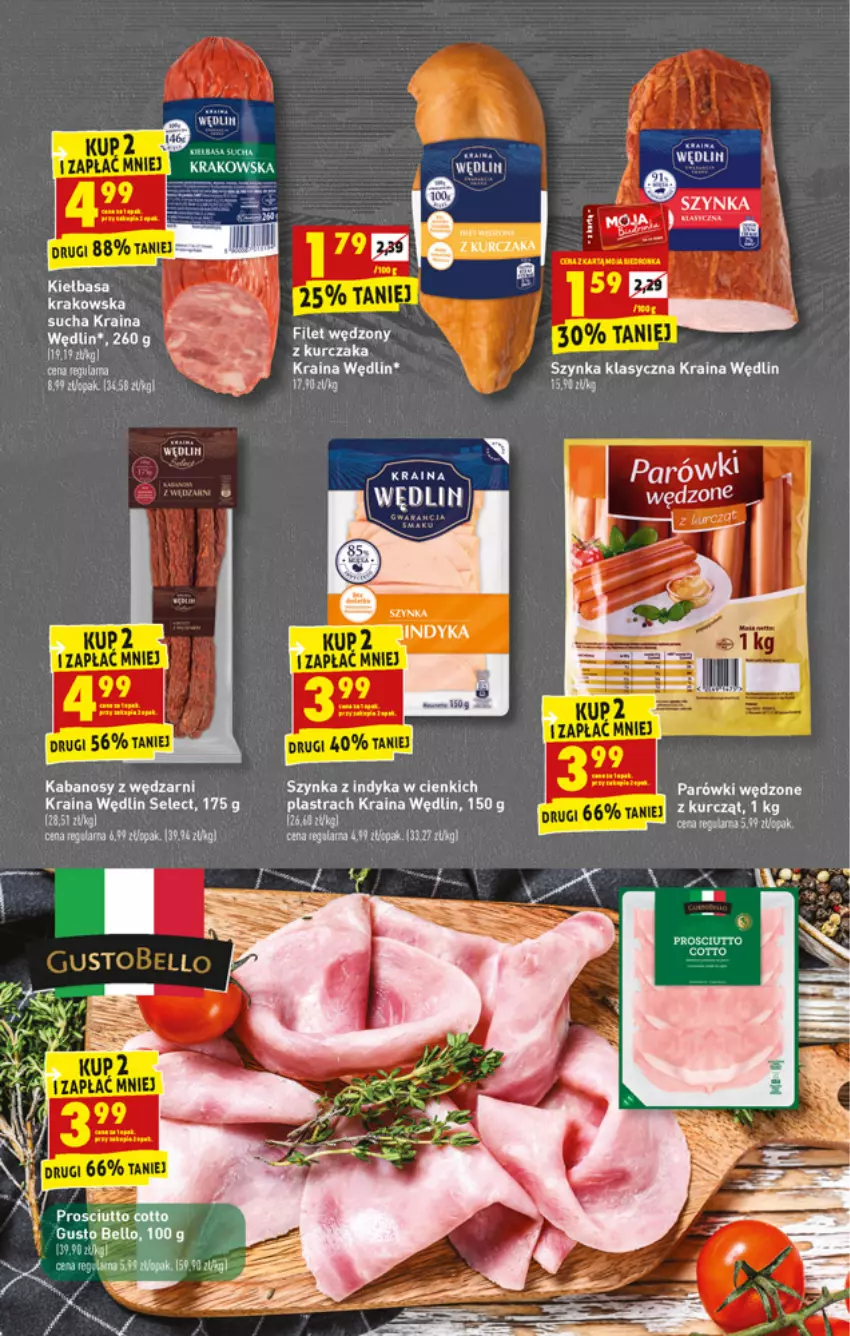 Gazetka promocyjna Biedronka - W tym tygodniu - ważna 11.10 do 16.10.2021 - strona 29 - produkty: Bell, Kabanos, Kurczak, Prosciutto, Szynka