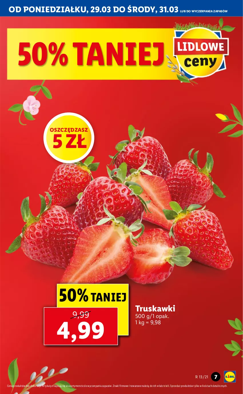 Gazetka promocyjna Lidl - GAZETKA - ważna 29.03 do 31.03.2021 - strona 7 - produkty: Truskawki