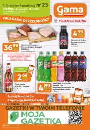 Gazetka promocyjna Gama - Gazetka Gama - Gazetka - ważna od 10.12 do 10.12.2024 - strona 16 - produkty: Piwa, Piwo, Piec, Krakus, Ser, Gra, 7up, Telefon, Mirinda, Warka, Szynka, Pepsi, Szynka biała, Napój