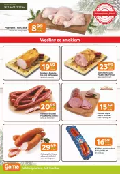 Gazetka promocyjna Gama - Gazetka Gama - Gazetka - ważna od 10.12 do 10.12.2024 - strona 2 - produkty: Piec, Kurczak, Polędwica, Gra, Madej Wróbel, Kiełbasa podwawelska, Wawel, Morliny, Przysmaki, Kiełbasa piwna, Kiełbasa, Podudzie z kurczaka