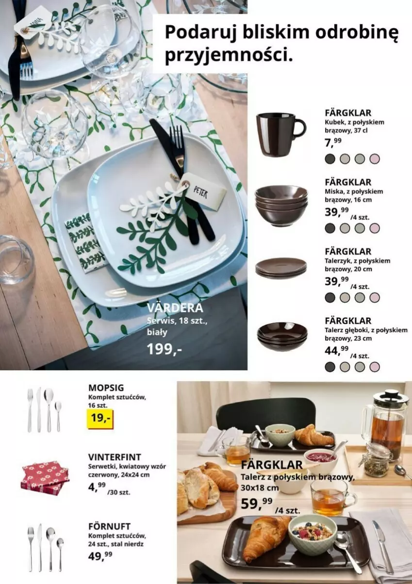 Gazetka promocyjna Ikea - ważna 02.11 do 30.11.2023 - strona 37 - produkty: Fa, Kubek, Miska, Mop, Ser, Serwetki, Talerz, Talerz głęboki, Talerzyk