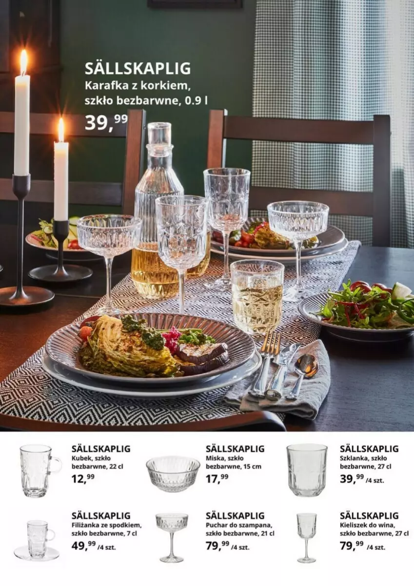 Gazetka promocyjna Ikea - ważna 02.11 do 30.11.2023 - strona 5 - produkty: Filiżanka, Karafka, Kieliszek, Kubek, Miska, Szklanka