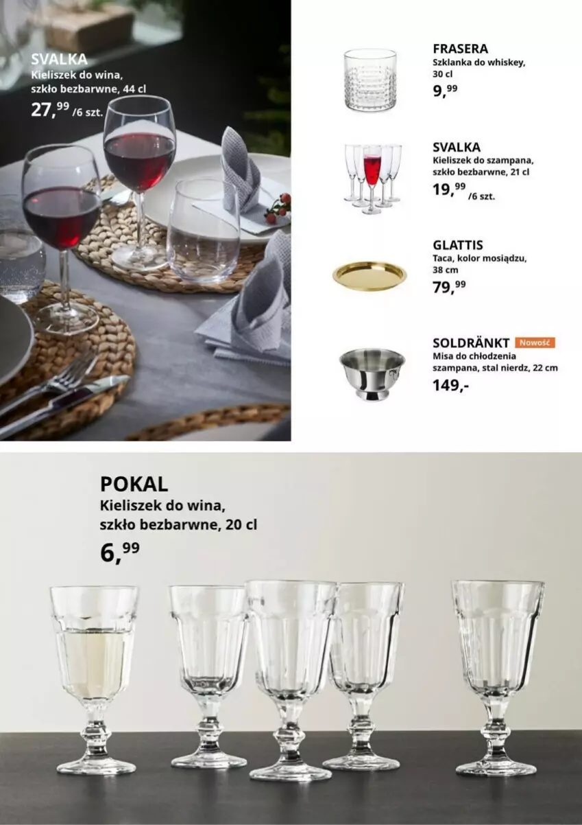 Gazetka promocyjna Ikea - ważna 02.11 do 30.11.2023 - strona 6 - produkty: Kieliszek, Ser, Szklanka, Taca, Whiskey