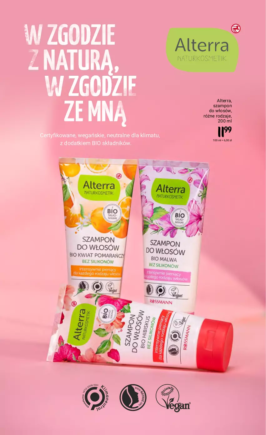 Gazetka promocyjna Rossmann - ważna 05.05 do 15.05.2022 - strona 29 - produkty: Alterra, Szampon