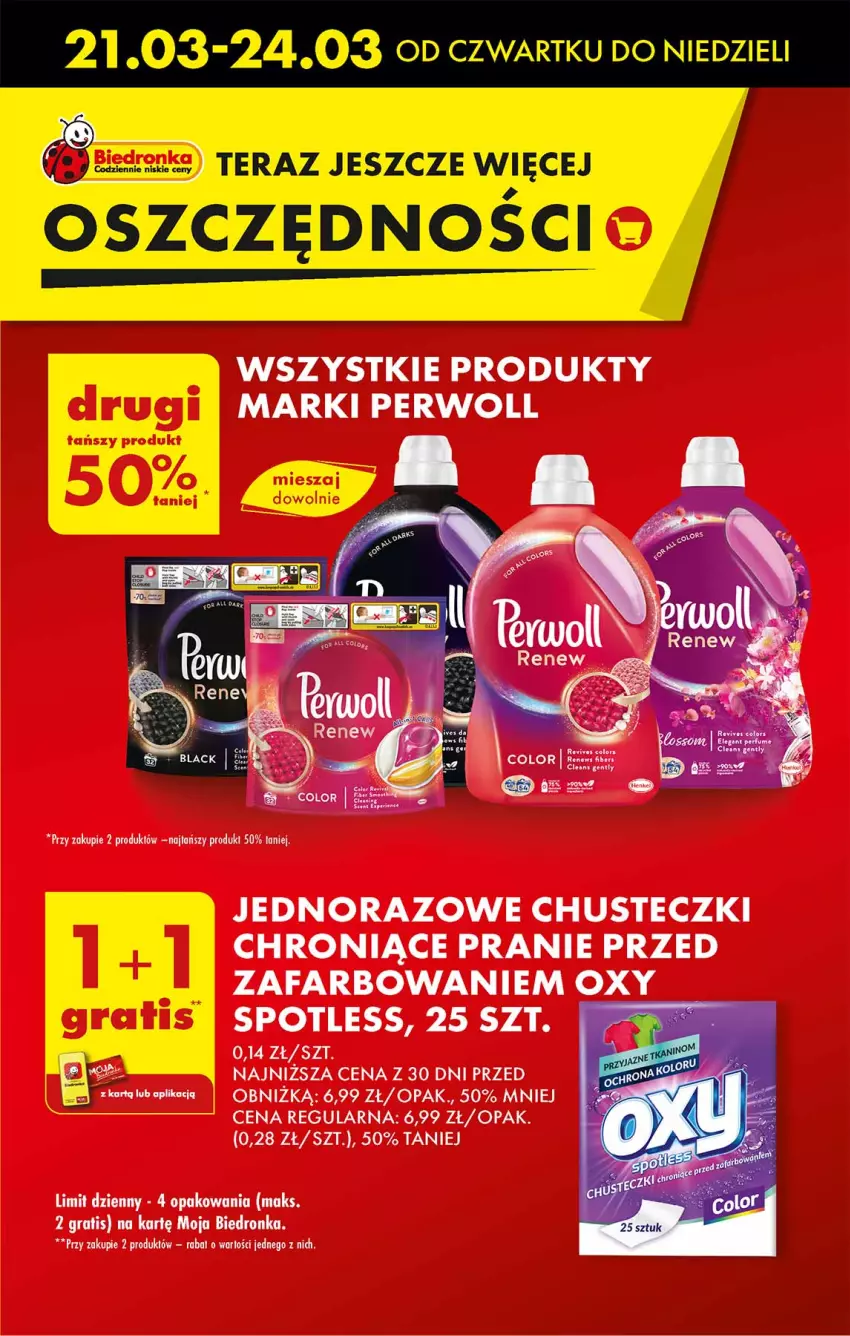 Gazetka promocyjna Biedronka - Od czwartku - ważna 21.03 do 27.03.2024 - strona 19 - produkty: Chusteczki, Dron, Fa, Gra, Perwoll, Tera