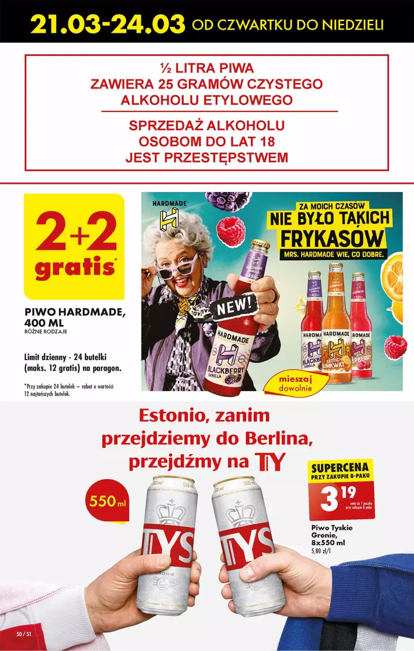 Gazetka promocyjna Biedronka - Od czwartku - ważna 21.03 do 27.03.2024 - strona 50 - produkty: Gra, Piwo, Tyskie