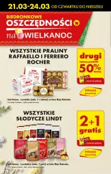 Gazetka promocyjna Biedronka - Od czwartku - Gazetka - ważna od 27.03 do 27.03.2024 - strona 14 - produkty: Gra, Praliny, Raffaello, Ferrero Rocher, Dron, Ferrero, Lindt, Fa