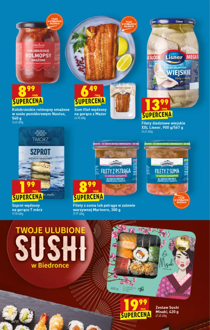 Gazetka promocyjna Biedronka - W tym tygodniu - ważna 09.09 do 14.09.2021 - strona 20 - produkty: Sushi