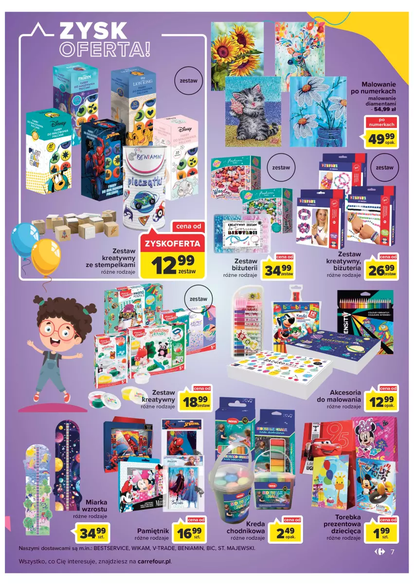 Gazetka promocyjna Carrefour - Gazetka Dzień Dziecka - ważna 16.05 do 01.06.2022 - strona 7 - produkty: BIC, Chodnik, Dzieci, Miarka, Pamiętnik, Ser, Torebka