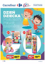 Gazetka promocyjna Carrefour - Gazetka Dzień Dziecka - Gazetka - ważna od 01.06 do 01.06.2022 - strona 1 - produkty: Szczeniaczek uczniaczek, Tera, Zabawka, Fisher-Price