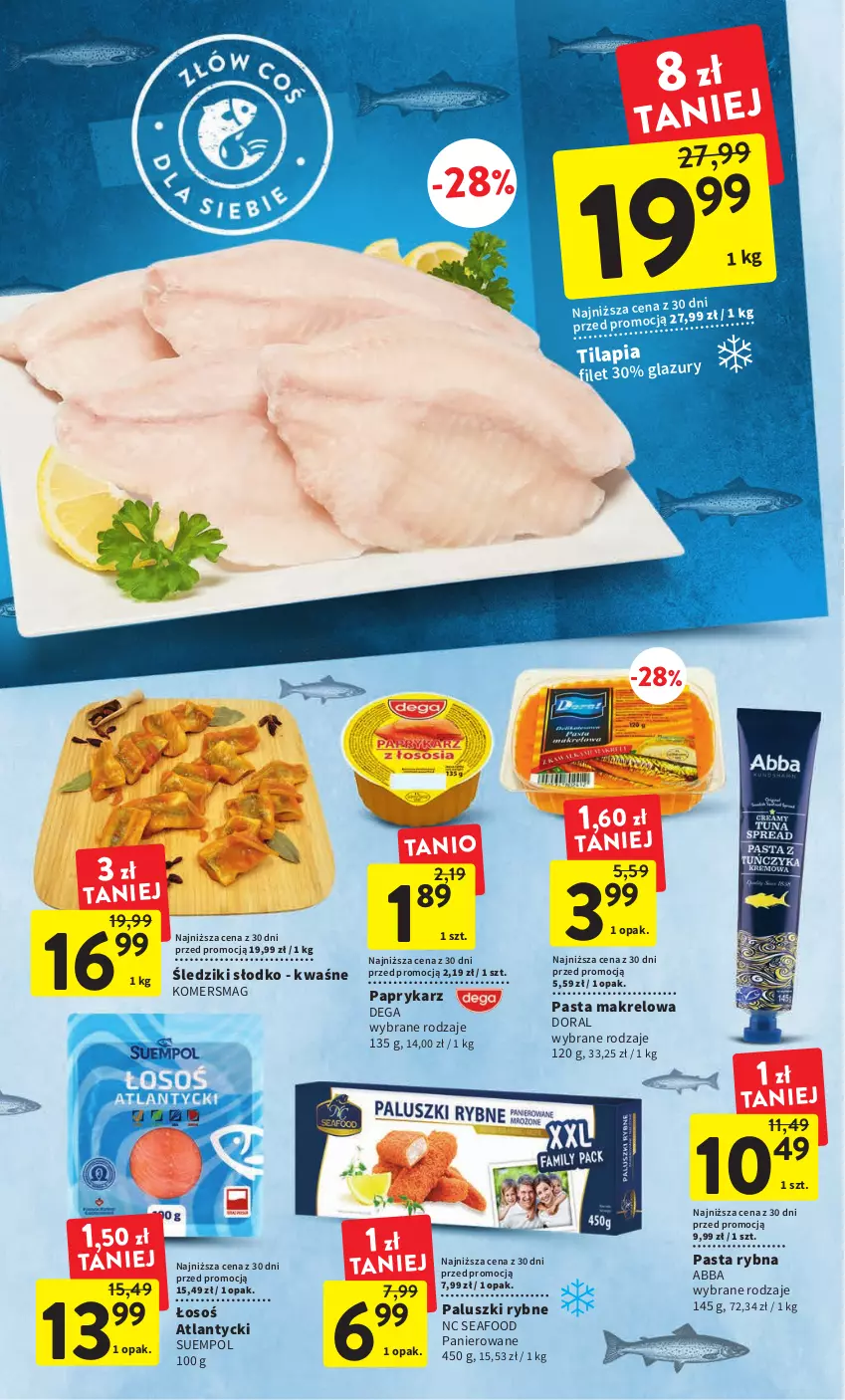 Gazetka promocyjna Intermarche - Gazetka Intermarche - ważna 03.01 do 11.01.2023 - strona 18 - produkty: Dega, Paluszki rybne, Papryka, Paprykarz, Suempol, Tilapia