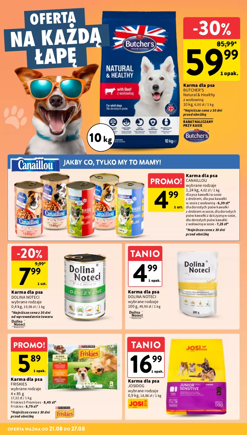 Gazetka promocyjna Intermarche - Gazetka Intermarche - ważna 21.08 do 27.08.2025 - strona 32 - produkty: Canaillou, Friskies, Kawa, Sos
