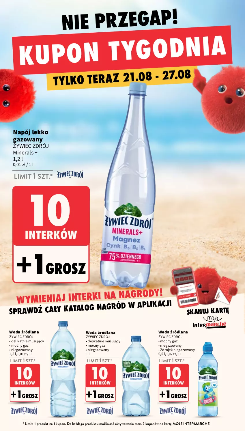 Gazetka promocyjna Intermarche - Gazetka Intermarche - ważna 21.08 do 27.08.2025 - strona 34 - produkty: LANA, Mus, Napój, Tera, Woda
