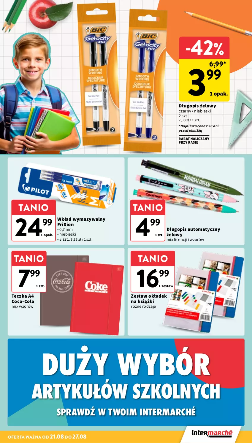 Gazetka promocyjna Intermarche - Gazetka Intermarche - ważna 21.08 do 27.08.2025 - strona 41 - produkty: Coca-Cola, Długopis